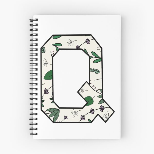 Item preview, Floral Pattern Alphabet - Q designed and sold by C0urtneyR0se.
