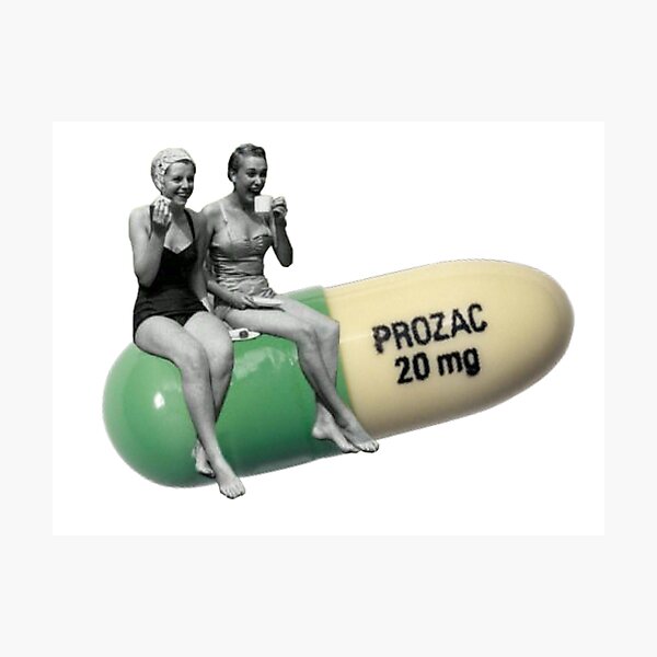 Item preview, Medicated And Motivated (Prozac)  designed and sold by Shayli Kipnis.