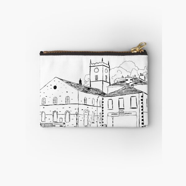 Item preview, Holmfirth, Yorkshire line drawing designed and sold by BenM-DigitalArt.
