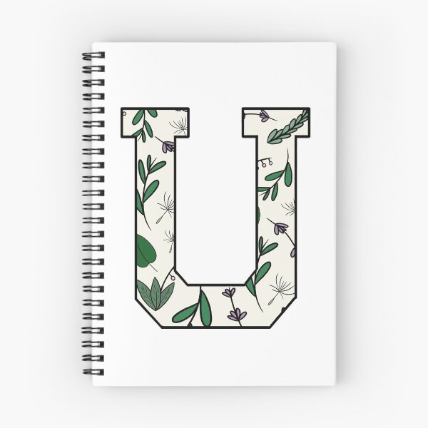 Item preview, Floral Pattern Alphabet - U designed and sold by C0urtneyR0se.