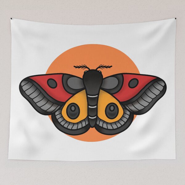 Item preview, Moth tattoo designed and sold by Jasmwills.