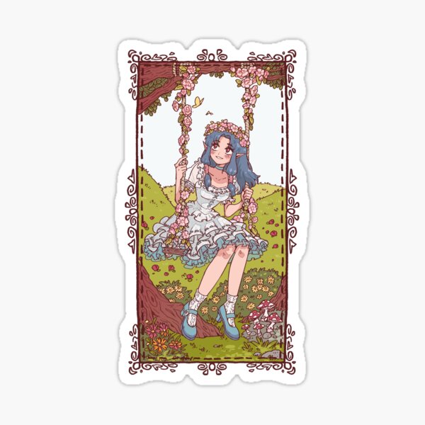 Tree Swing Pegatina