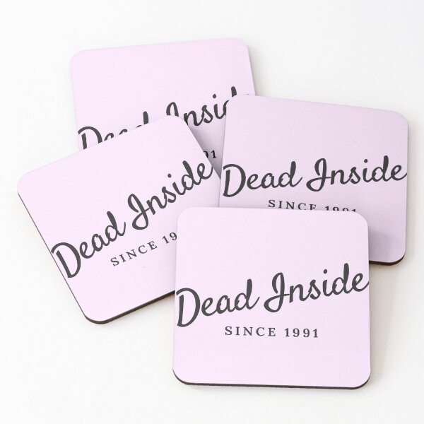 Item preview, Dead Inside - Since 1991 designed and sold by DWaffleDesigns.