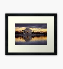 Jefferson Memorial at Sunset, Washington D.C. Framed Print