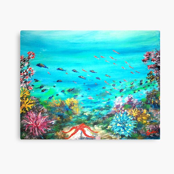 DEEP END OF THE SEA Canvas Print