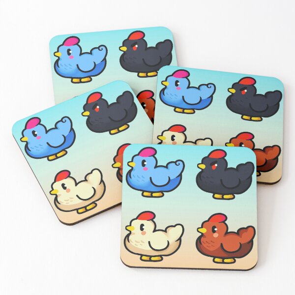 Item preview, Stardew chickens  designed and sold by PizdusArt.