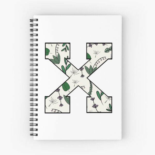 Item preview, Floral Pattern Alphabet - X designed and sold by C0urtneyR0se.