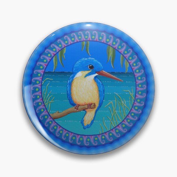 Item preview, Kingfisher Mandala designed and sold by Soozie Wray.