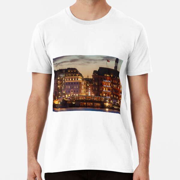 1887 Streetwear T-Shirt Hammaburg schwarz