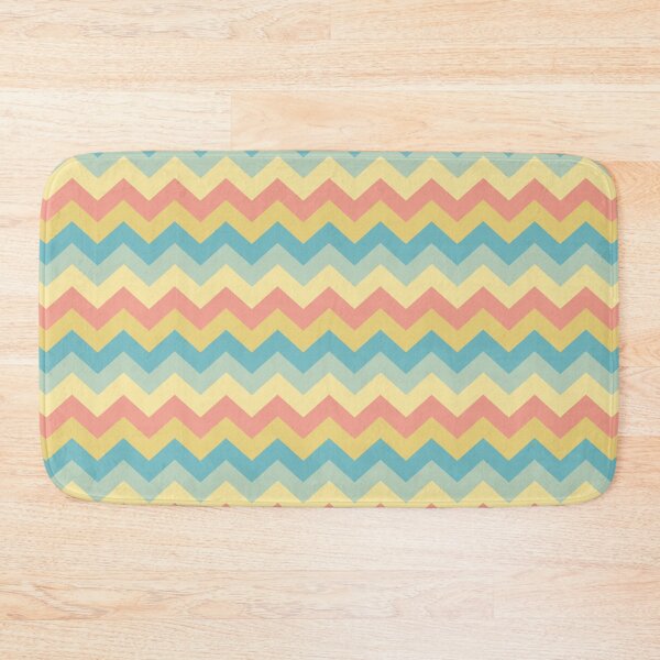 Item preview, Beach Vibes Seamless Zig Zag Pattern designed and sold by HomeLivingCo.