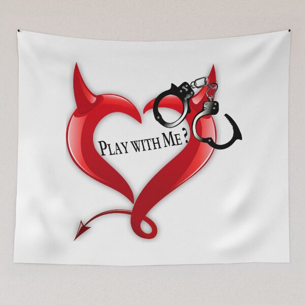 Item preview, Devil Heart and Handcuffs designed and sold by InterestingImag.