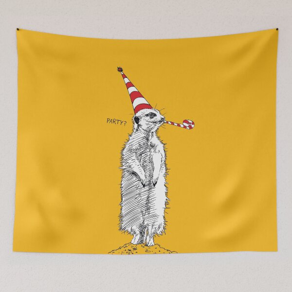 Item preview, Party meerkat designed and sold by StefanAlfonso.