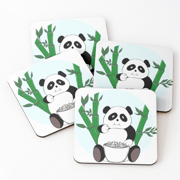 Aperçu de l'œuvre Panda and Pop corn - LBC créée et vendue par lisabcreations.