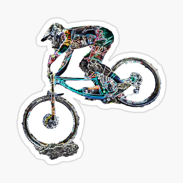 mountain bike design stickers