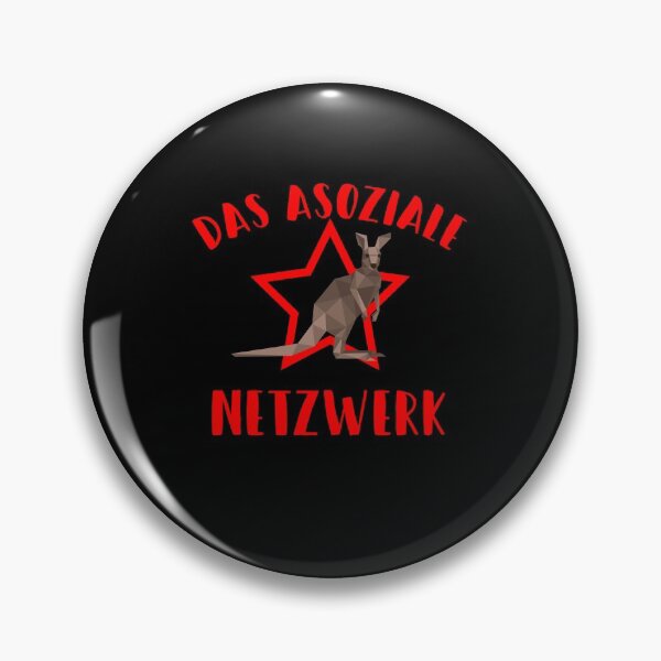 Item preview, The anti-social network with a kangaroo designed and sold by Dibbelchen.