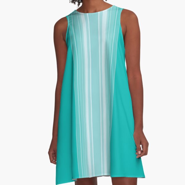 Vertical Stripes Tiffany Blue\