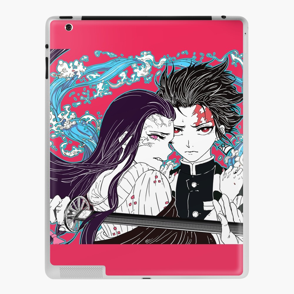 Tanjiro Kamado And Nezuko Kamado Is A Character Demon Slayer Kimetsu No Yaiba Anime Ipad Case Skin By Vishvas93 Redbubble