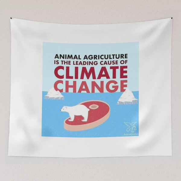 Item preview, VEGAN climate change activism merch designed and sold by gimposaurusrex.