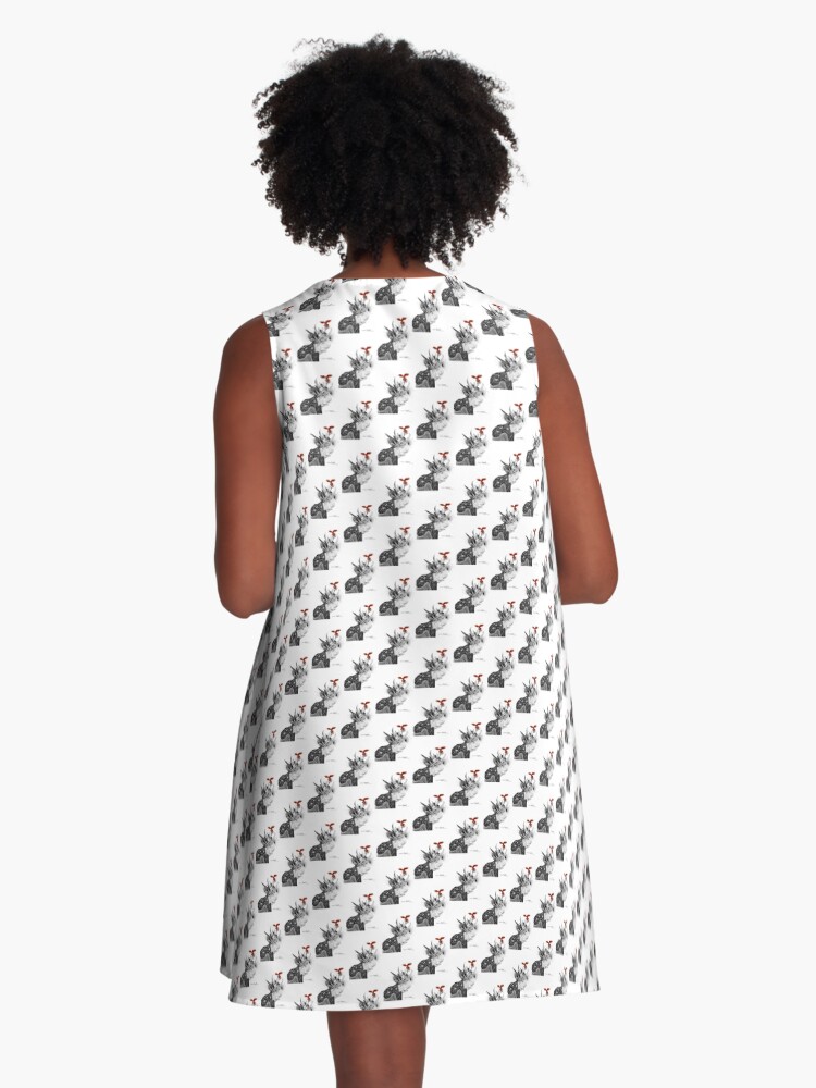 Thumbnail 3 of 4, A-Line Dress, Elder Sunman designed and sold by Maboneng.