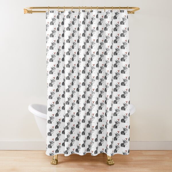 Elder Sunman Shower Curtain
