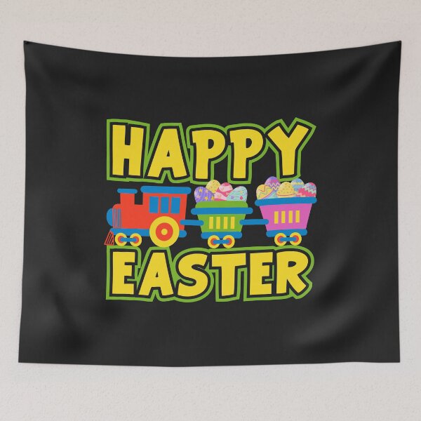 Item preview, Happy Easter Train Easter Eggs Cute for Kid Boy Girl T shirt designed and sold by hadleydesigns.