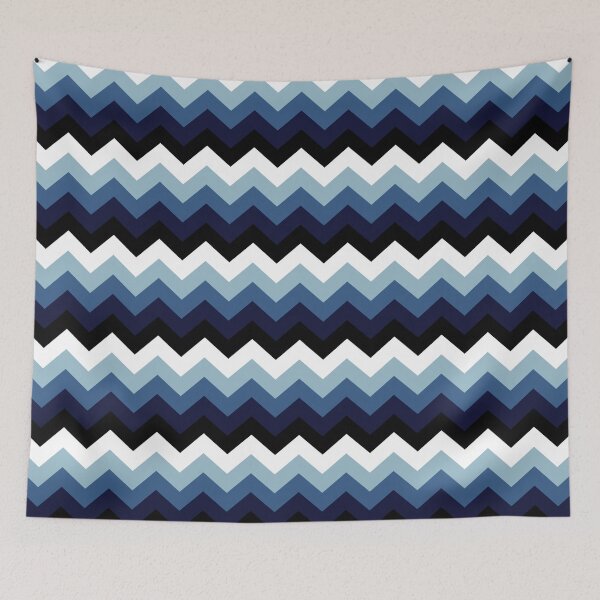 Item preview, Denim Seamless Zig Zag Pattern designed and sold by HomeLivingCo.
