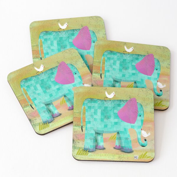 Item preview, Cubic elephant designed and sold by Kathy Lecocq.