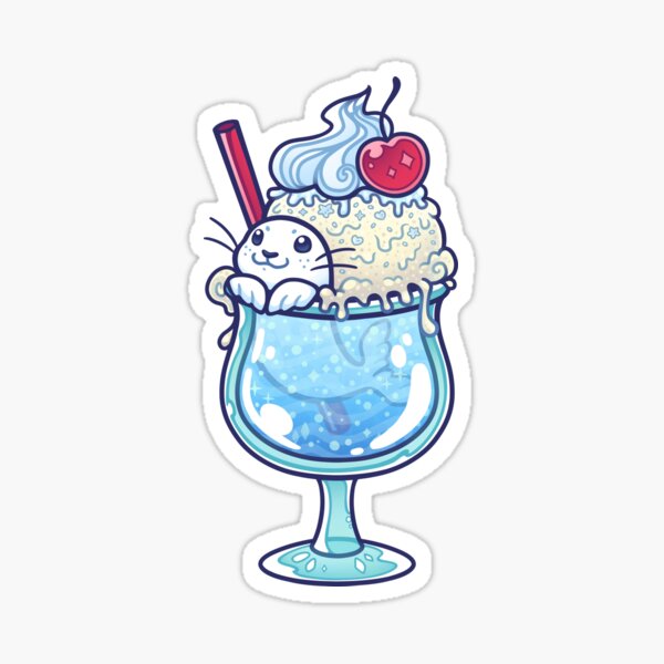 Item preview, Ice Cream Soda Seal designed and sold by doomed-dreamer.