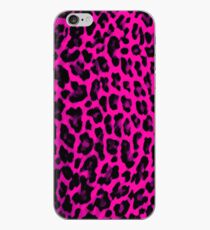 Hot Pink Leopard Print iPhone-Hülle & Cover
