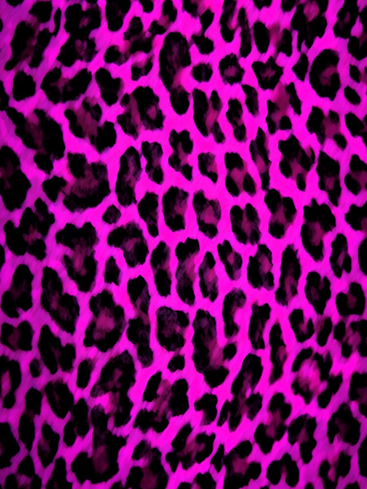 Leopard Print in Pastel Pink, Hot Pink and Fuchsia Wallpaper by mm