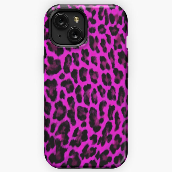 Hot Pink Leopard iPhone Case –