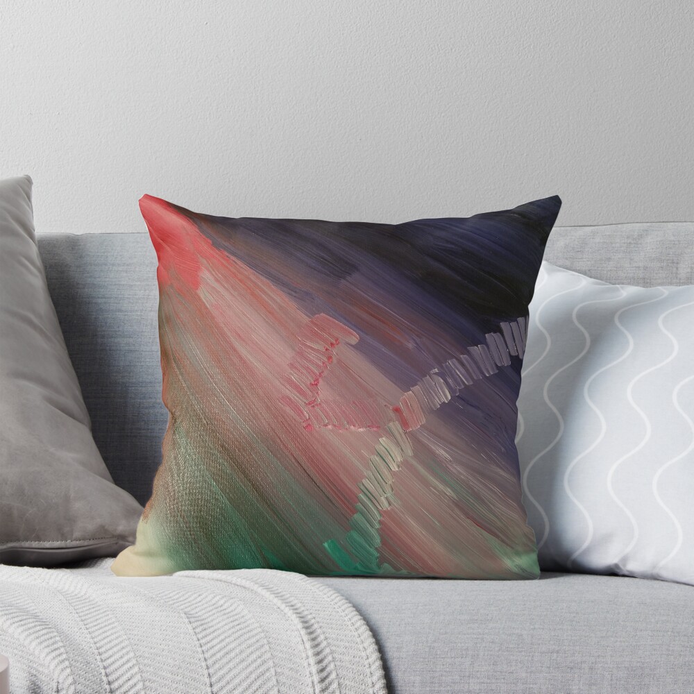 Item preview, Throw Pillow designed and sold by SheSeesColor.