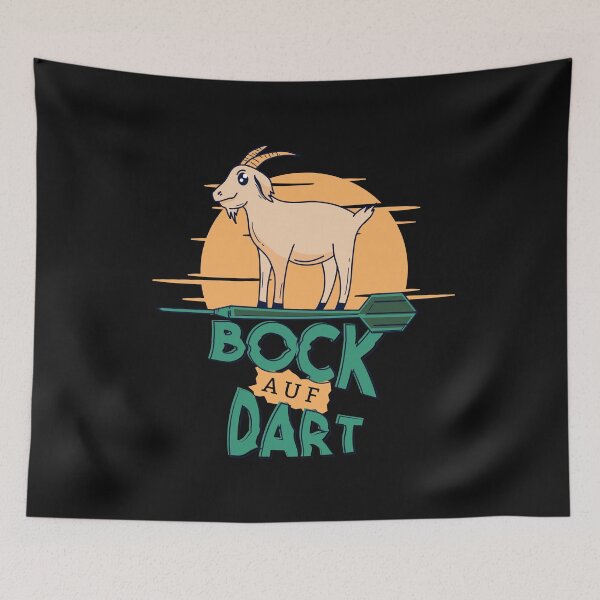 Item preview, Goat on darts, darts, billy goat designed and sold by DerSenat.