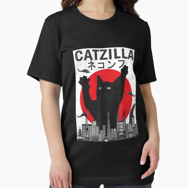 Item preview, Vintage Catzilla Japanese Sunset Style designed and sold by tmtetga.