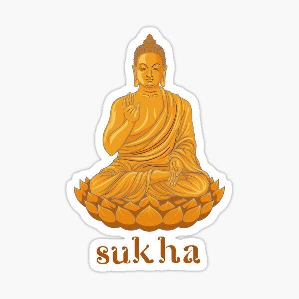 "Sukha" Sticker for Sale by jd2020 | Redbubble
