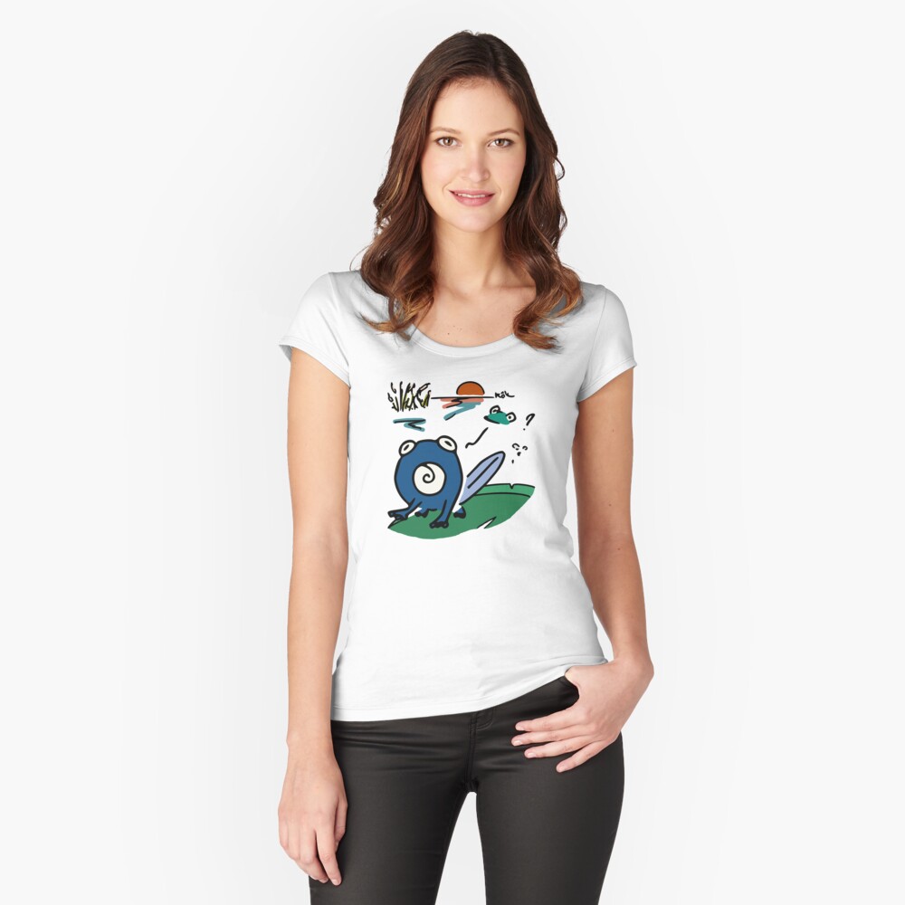 Item preview, Fitted Scoop T-Shirt designed and sold by atelierkota.