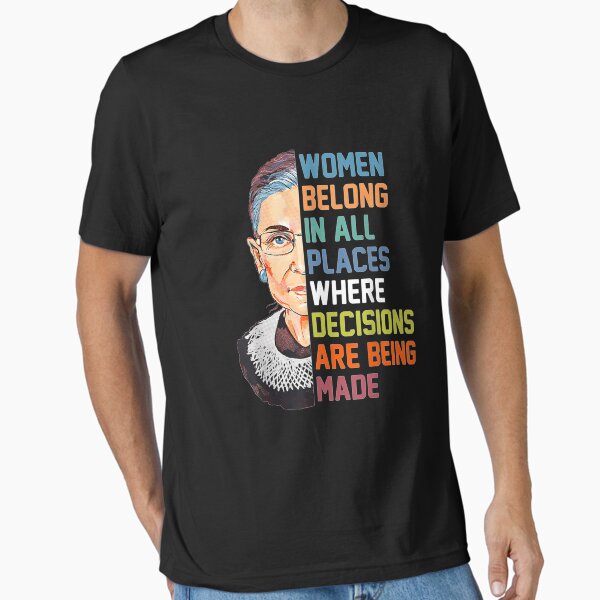 Item preview, Women Belong In All Places Ruth Bader Ginsburg RBG designed and sold by tmtetga.