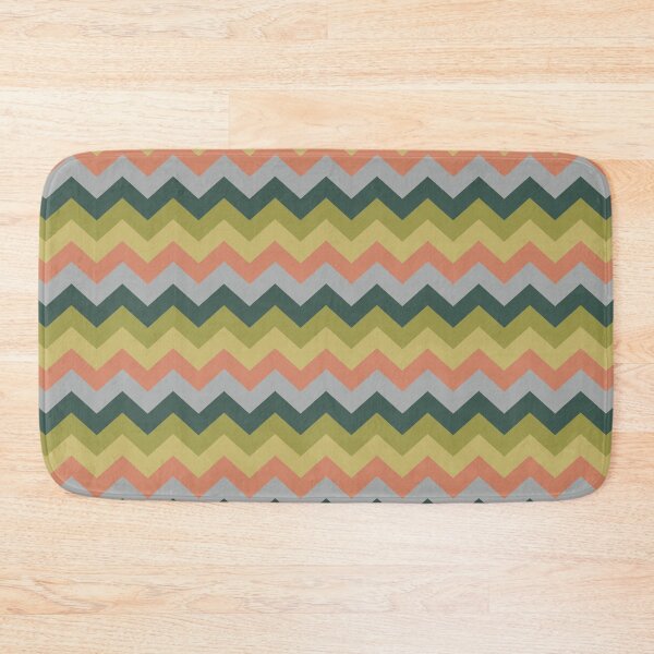 Item preview, Gloomy Summer Seamless Zig Zag Pattern designed and sold by HomeLivingCo.