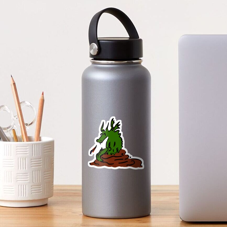 Angry Dragon Sticker