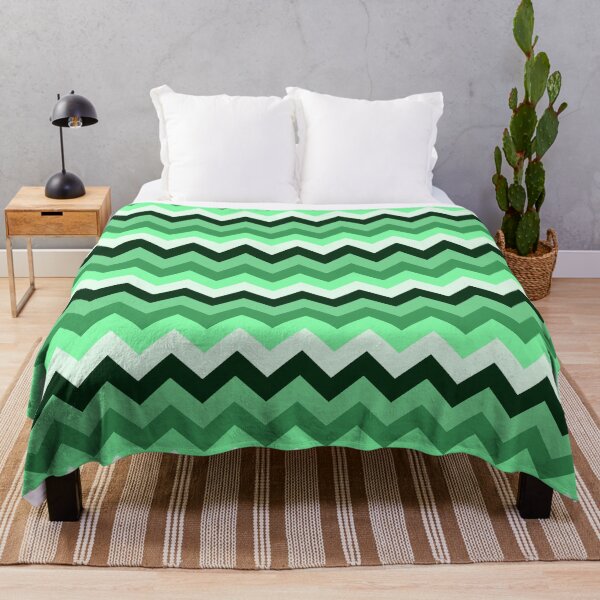 Item preview, Green Lolly Seamless Zig Zag Pattern designed and sold by HomeLivingCo.