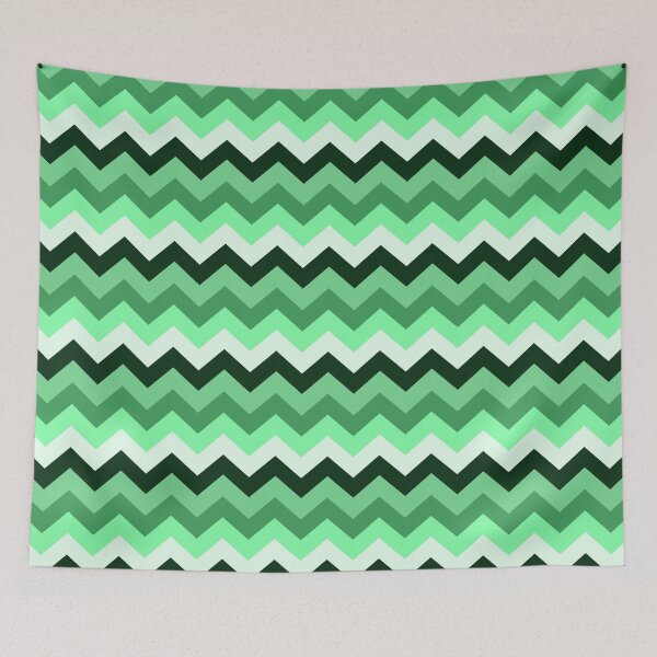 Item preview, Green Lolly Seamless Zig Zag Pattern designed and sold by HomeLivingCo.