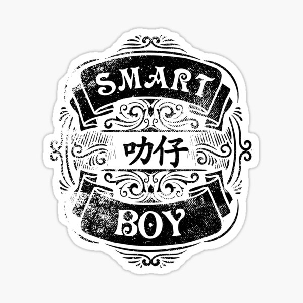 Smart boy - say it in colloquial Chinese - Smart Chinese Boy - Sticker |  TeePublic