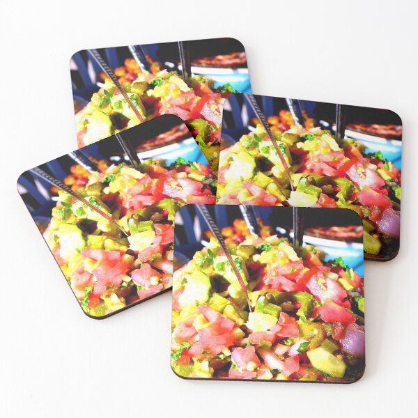 Item preview, MAHABA 1 Moroccan salad Essaouira tomato pepper avocado coriander onion vegetables restaurant sun designed and sold by dragonemma.