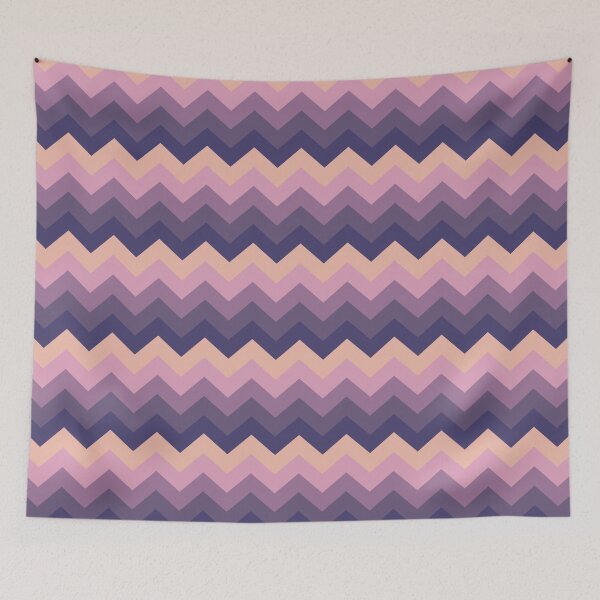 Item preview, Late Dusk Seamless Zig Zag Pattern designed and sold by HomeLivingCo.