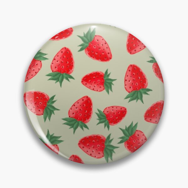 Item preview, Fresh Strawberries - green background designed and sold by kkati.