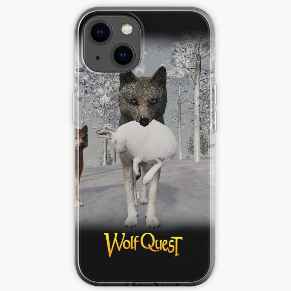 Hunting Hares in Winter iPhone Soft Case