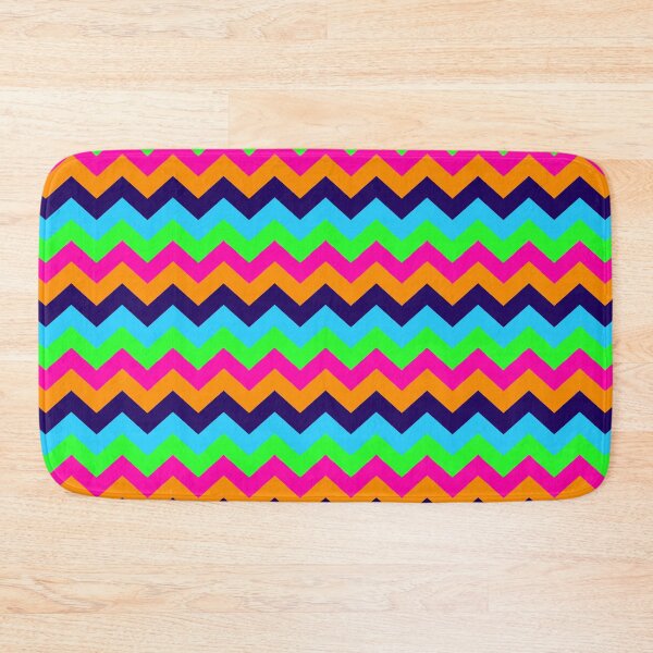 Item preview, Neon Seamless Zig Zag Pattern designed and sold by HomeLivingCo.
