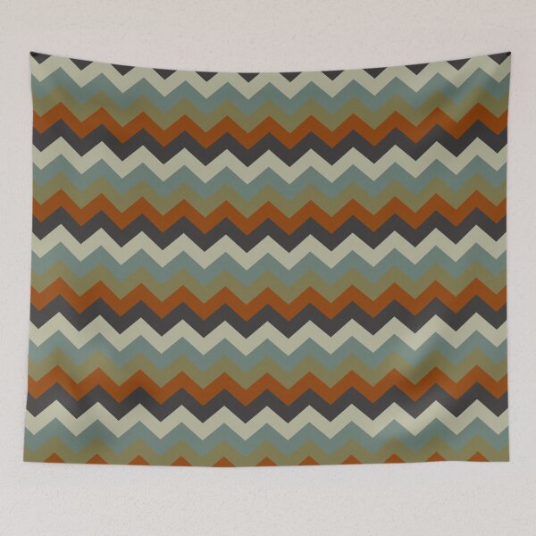Item preview, Nordic Forest Seamless Zig Zag Pattern designed and sold by HomeLivingCo.