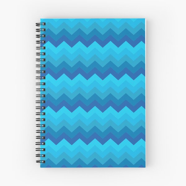 Item preview, Ocean Fade Seamless Zig Zag Pattern designed and sold by HomeLivingCo.
