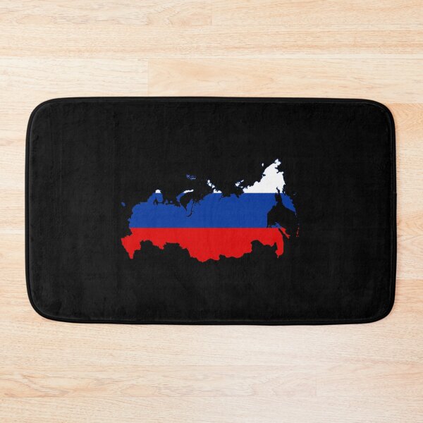 Item preview, Russian Flag Country Shape designed and sold by Spartawolf.